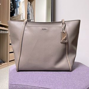 Tumi Leather Tote Bag